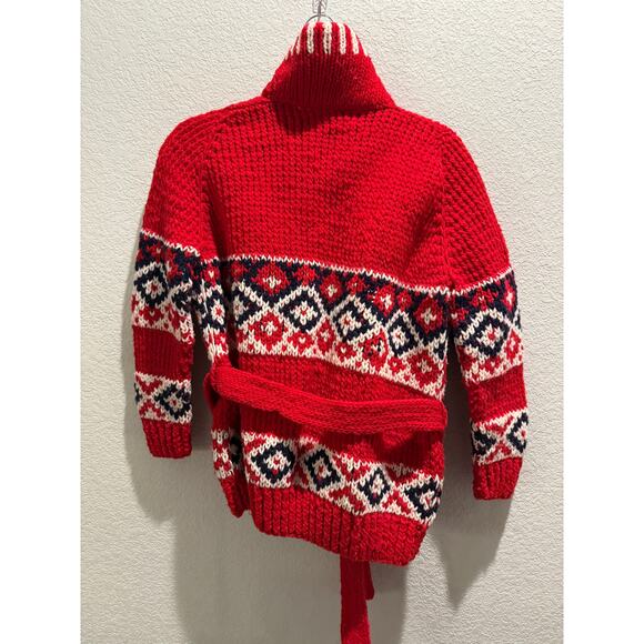 Camp Kitschy Knits Starsky Hand Knit Wool Sweater 34‎ - Picture 2 of 11